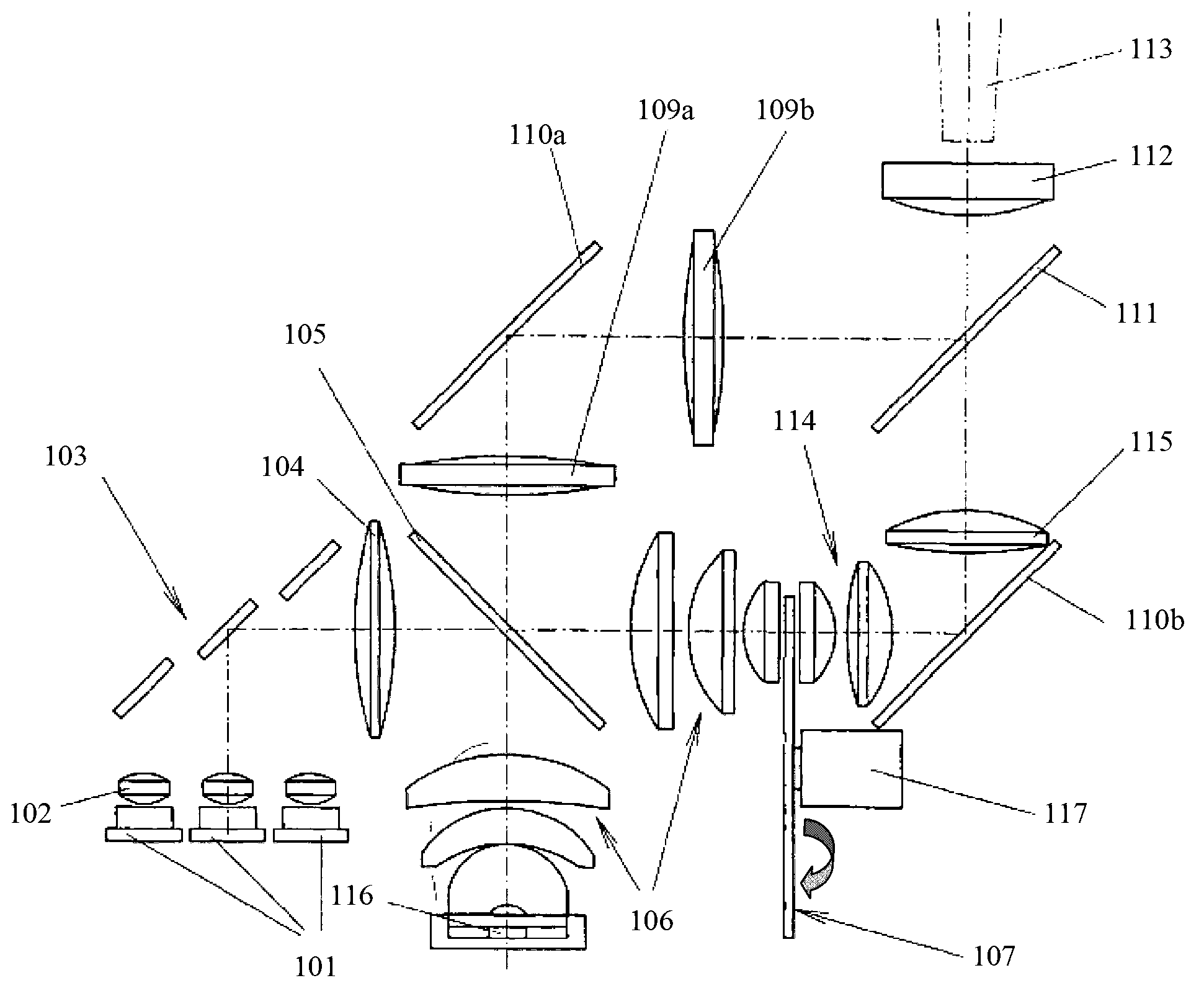 Light source device, light source generation method and laser projector with light source device