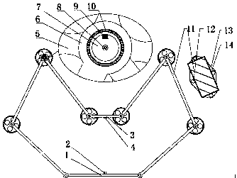 A monitoring device and its scheme for a crane heave compensation device