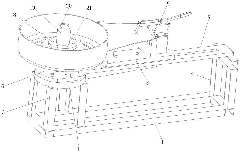 Tool device used for high-precision welding of high-end axial flow fan impeller