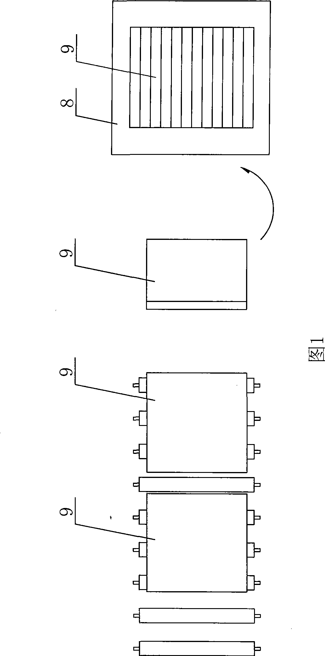 Ceramic tile palletizing apparatus