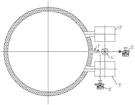 Fuel gas spray gun for fuel non-reversing heat accumulation type combustor