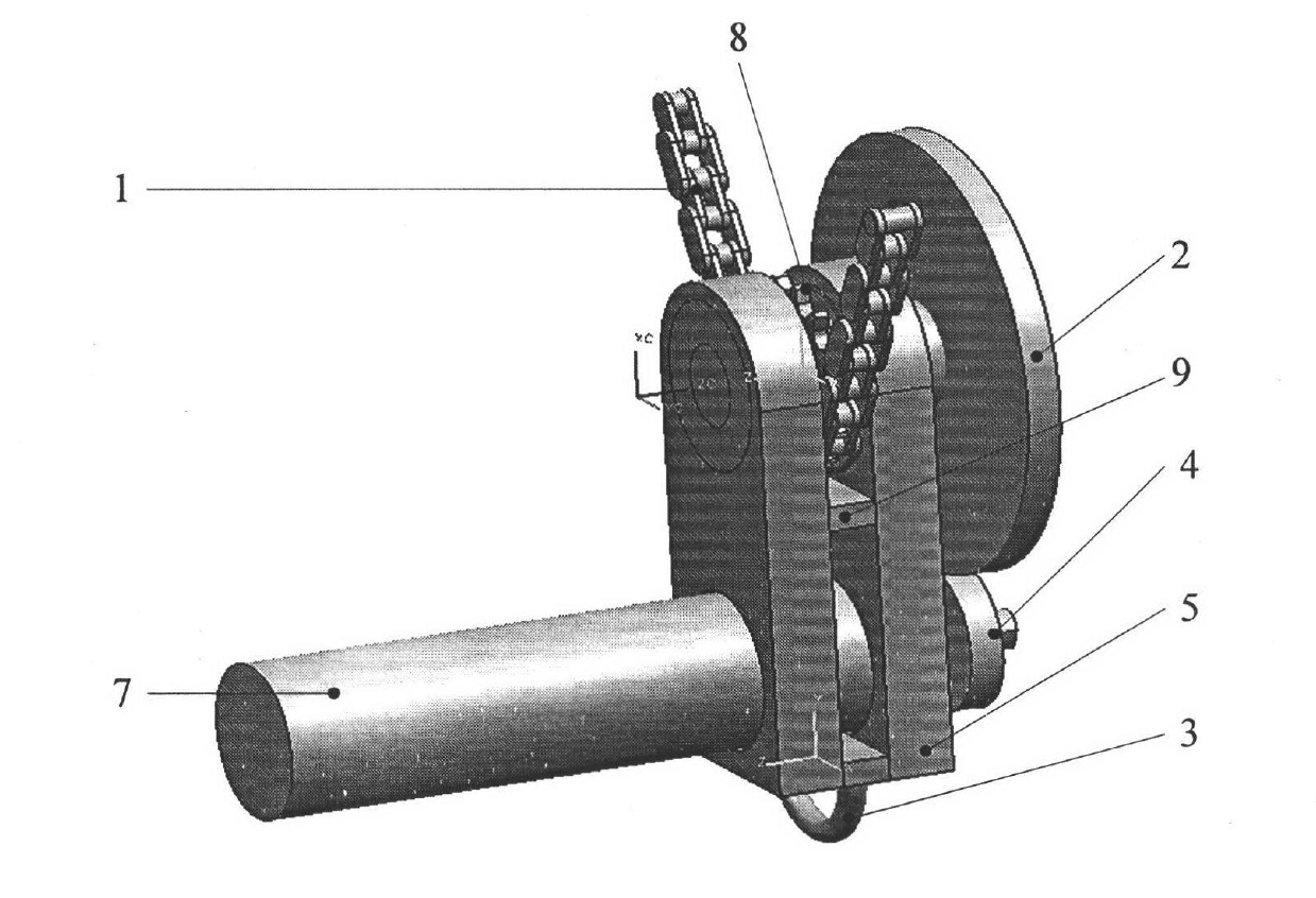 Tethered boat attitude adjustment device