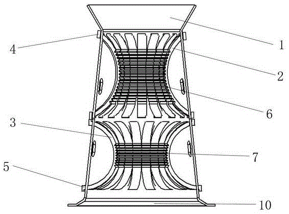 Device for removing slurry on outer wall of drilling rig