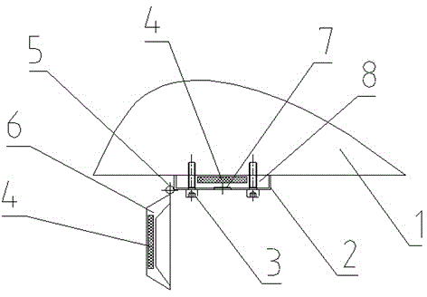 Strong magnetic iron nail gettering device of vehicle running on road surface