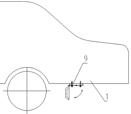 Strong magnetic iron nail gettering device of vehicle running on road surface