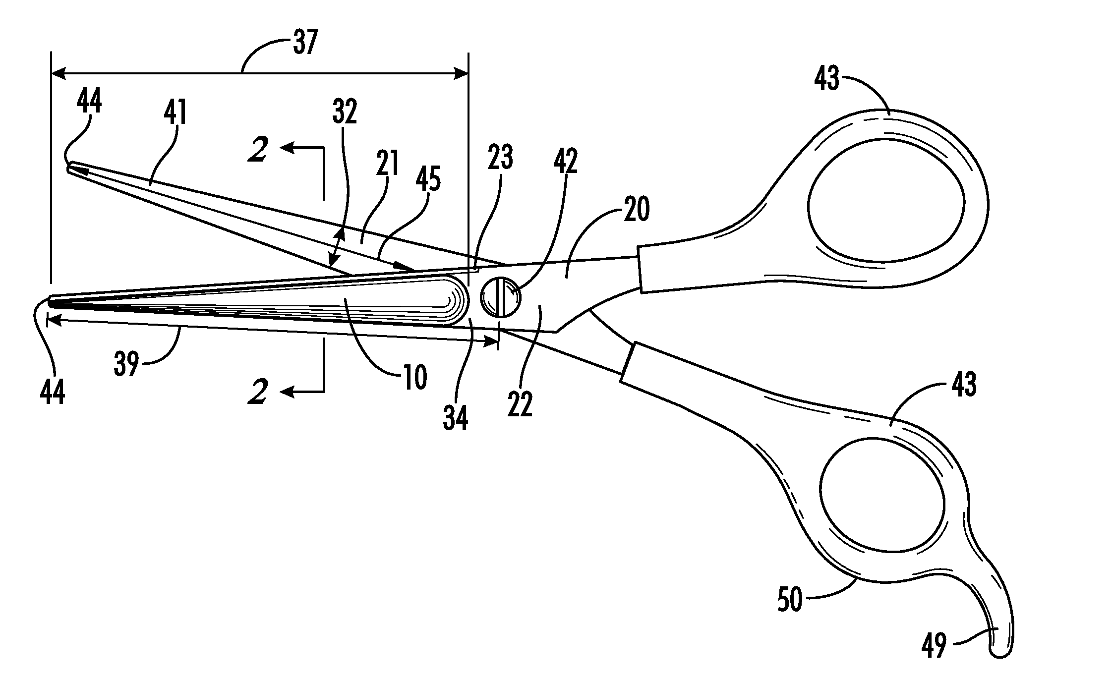 Protective riser guide for scissors