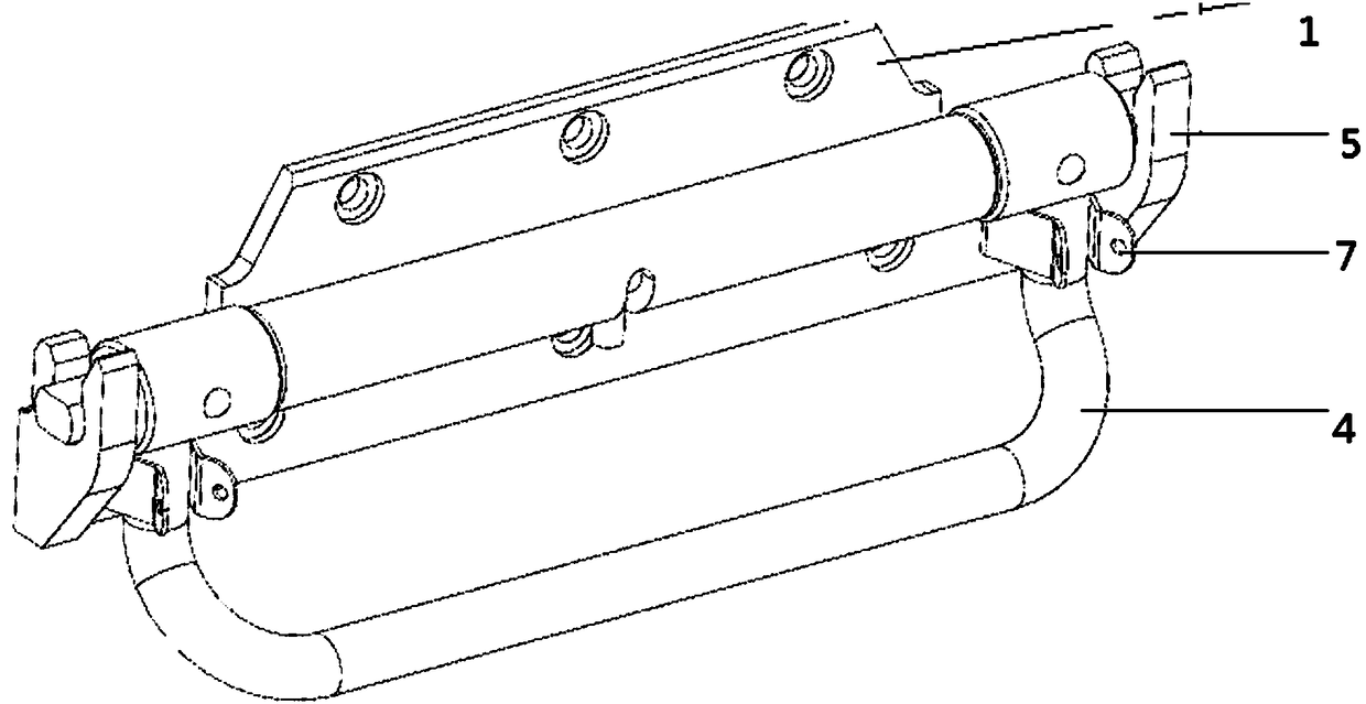 A lock structure applied in shock and vibration scene