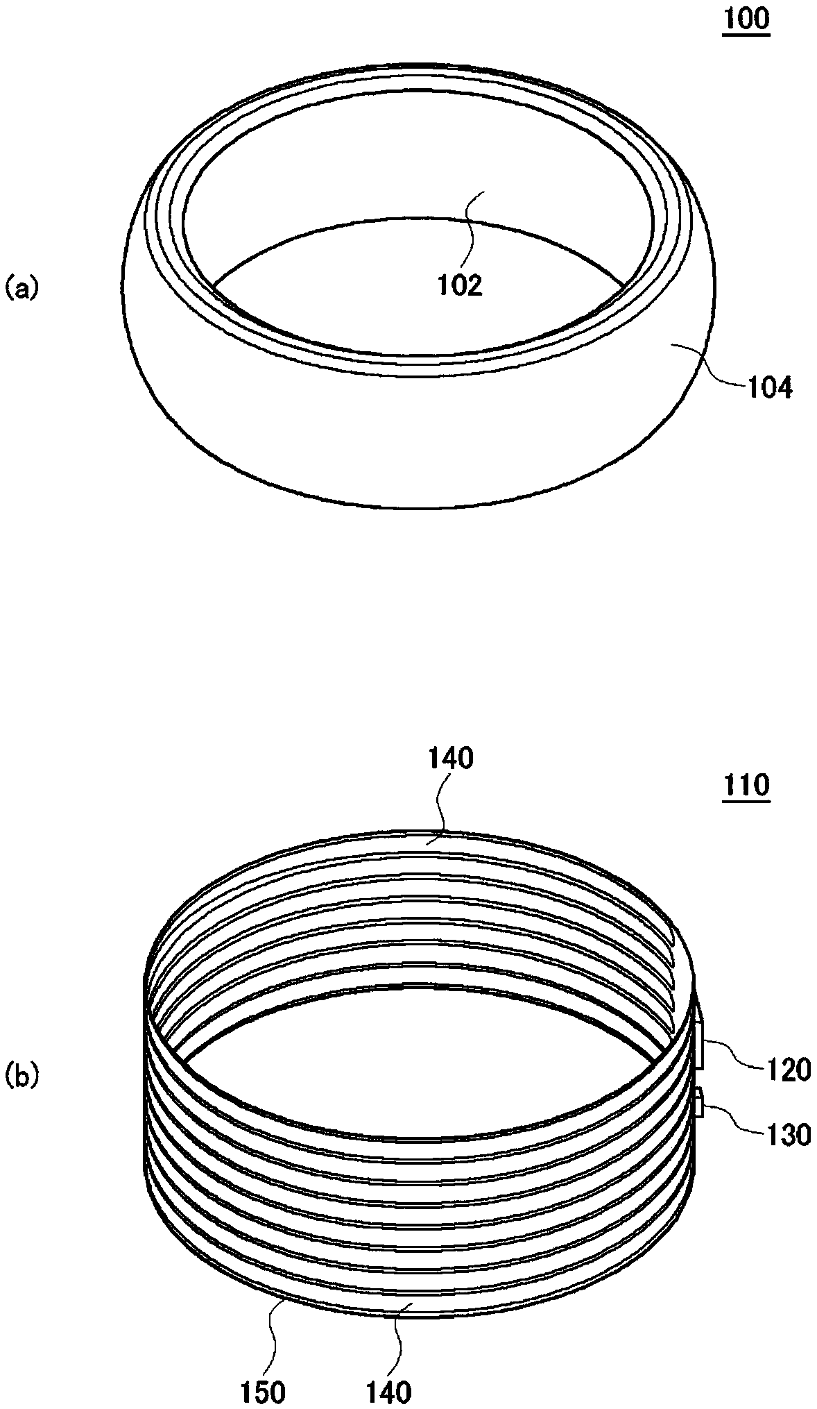 Commercial product size determination device and commercial product size determination method