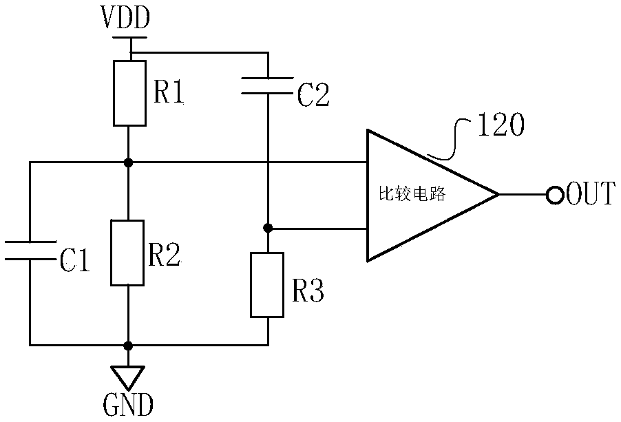 Burr detection circuit with temperature and process compensation functions