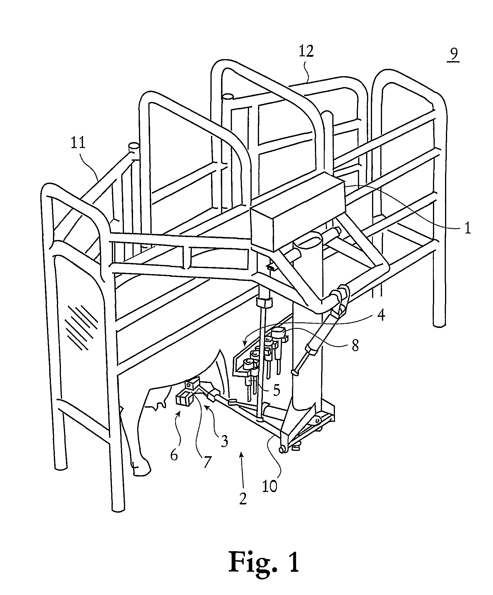 Gripper device, robot arm, and milking robot