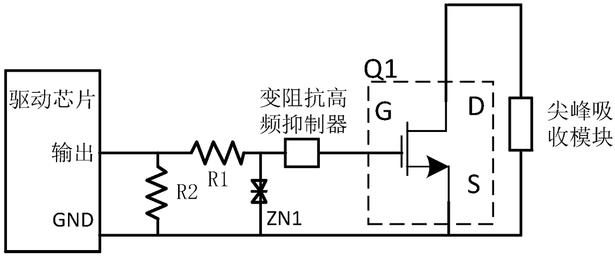 A driver based on a gallium nitride power device and a printed circuit layout