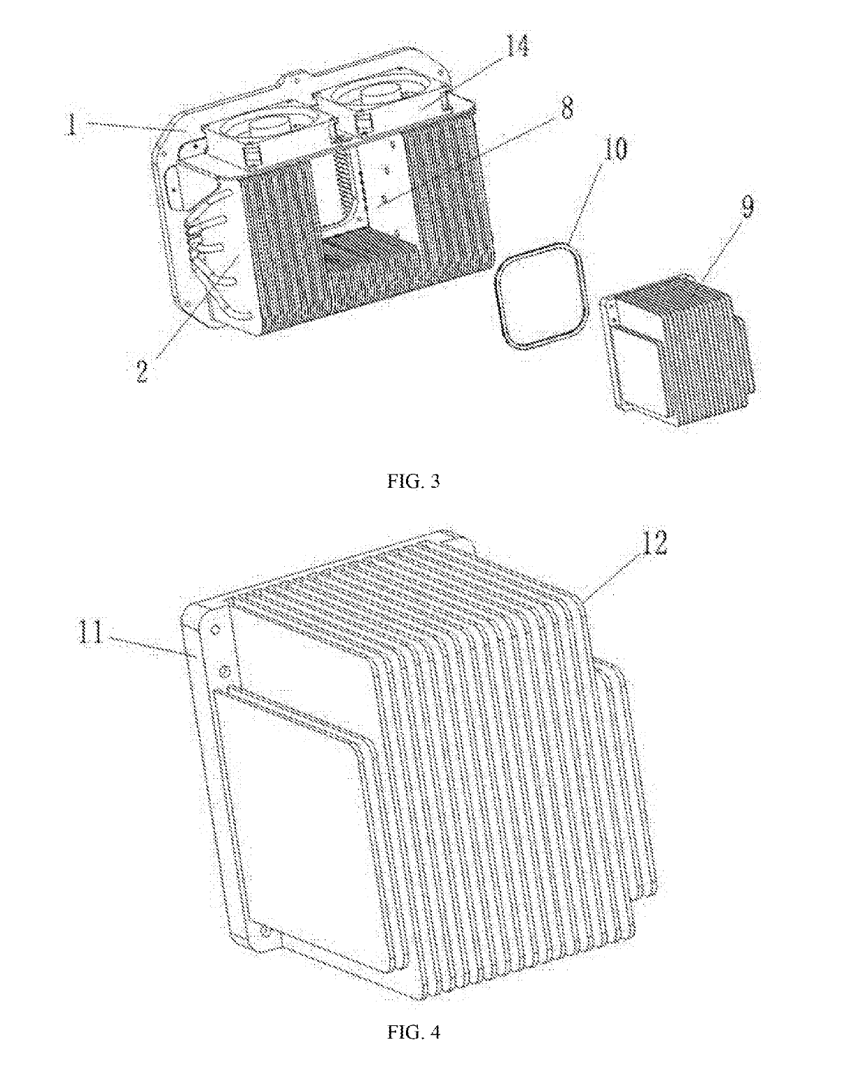 Novel heat dissipation system, stage light cap body and waterproof stage light