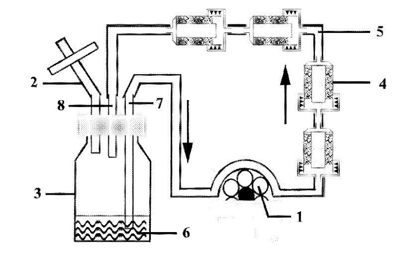 Method and device for preparing bone marrow mesenchymal stem cells-tube scaffold compound