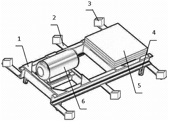 High-damp magnesium alloy vibration isolation structure and application thereof