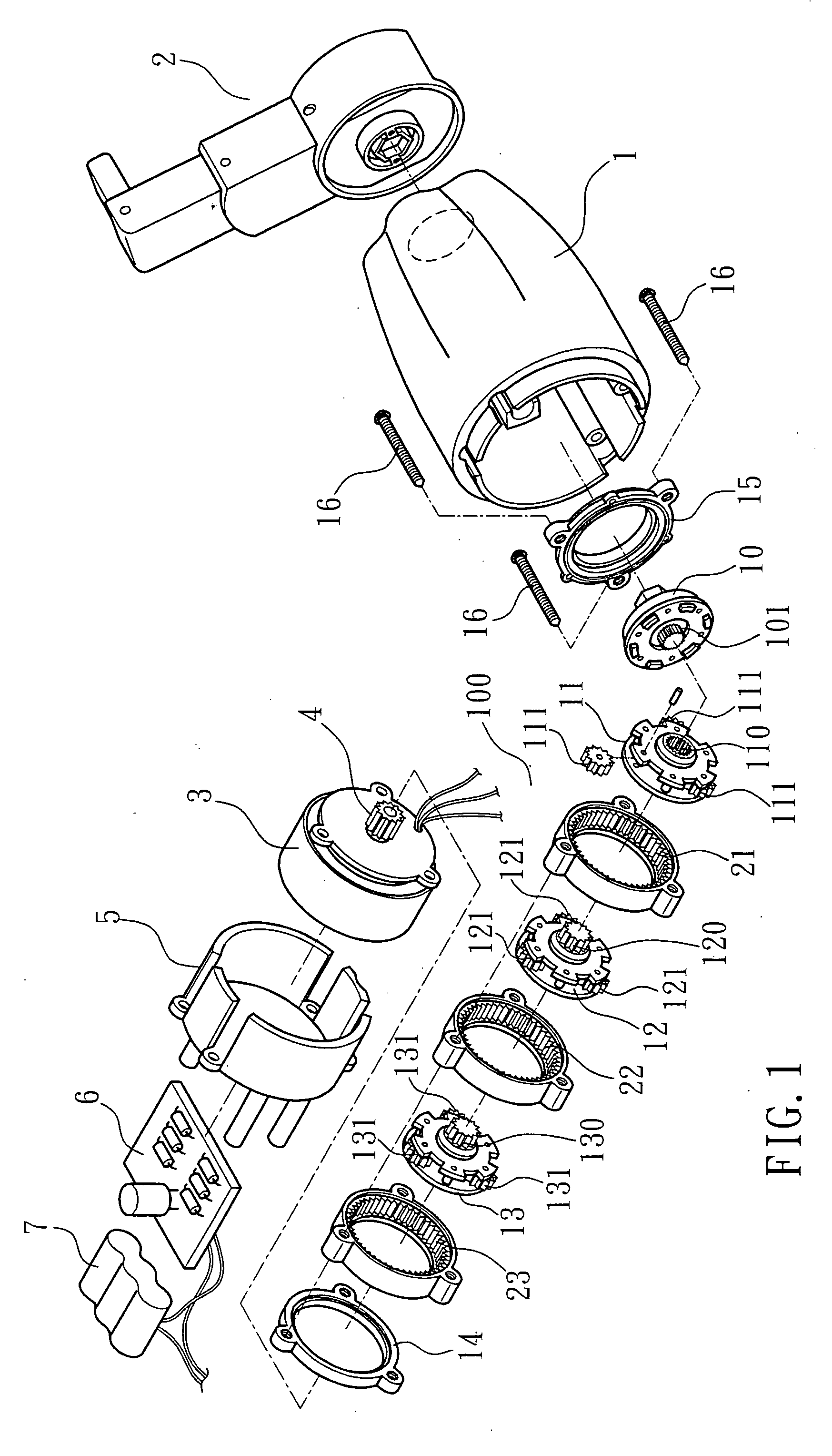 Speed change gear mechanism for hand-driven power generator