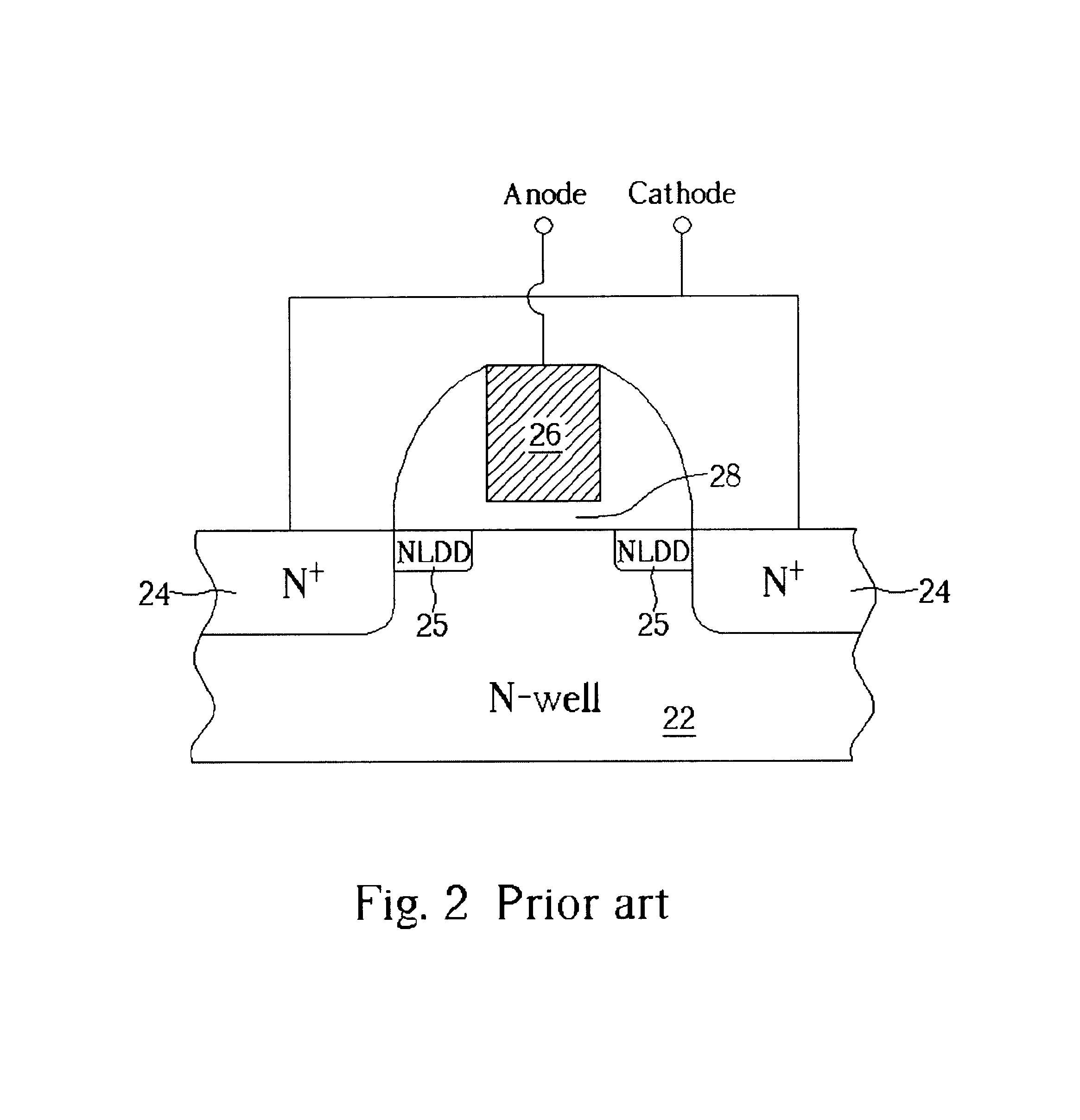 Junction varactor with high Q factor and wide tuning range