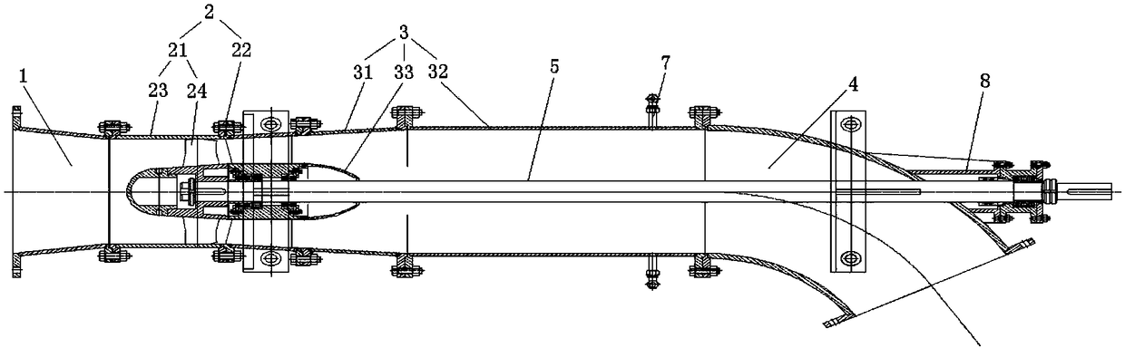 High-precision water pump model experiment device