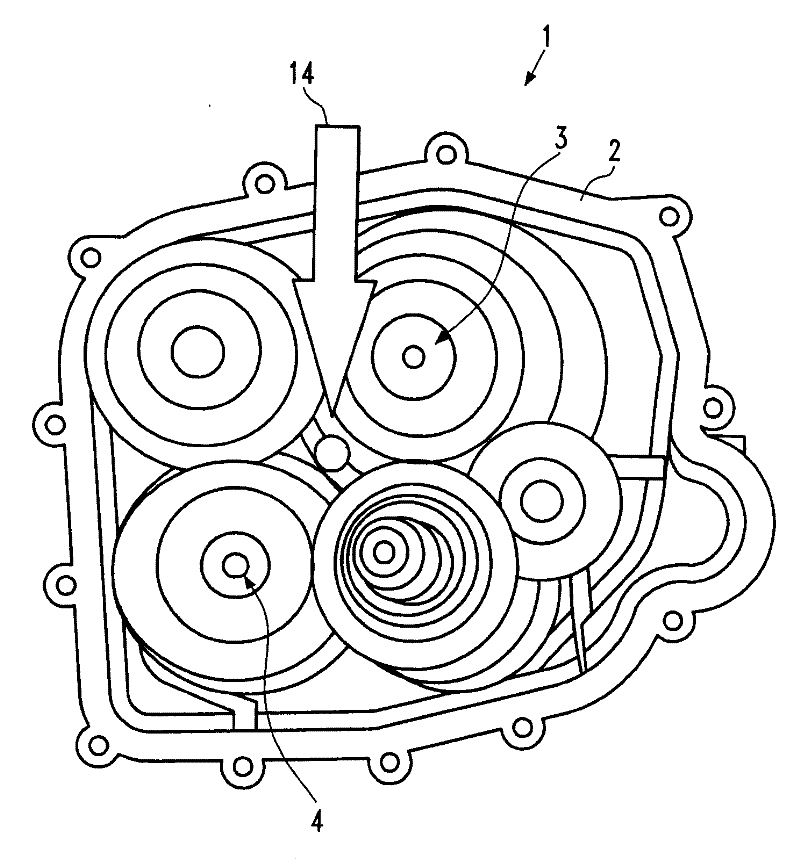 Gear-change device