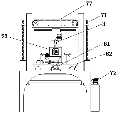 Clock hand grinding equipment