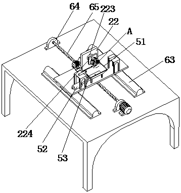 Clock hand grinding equipment