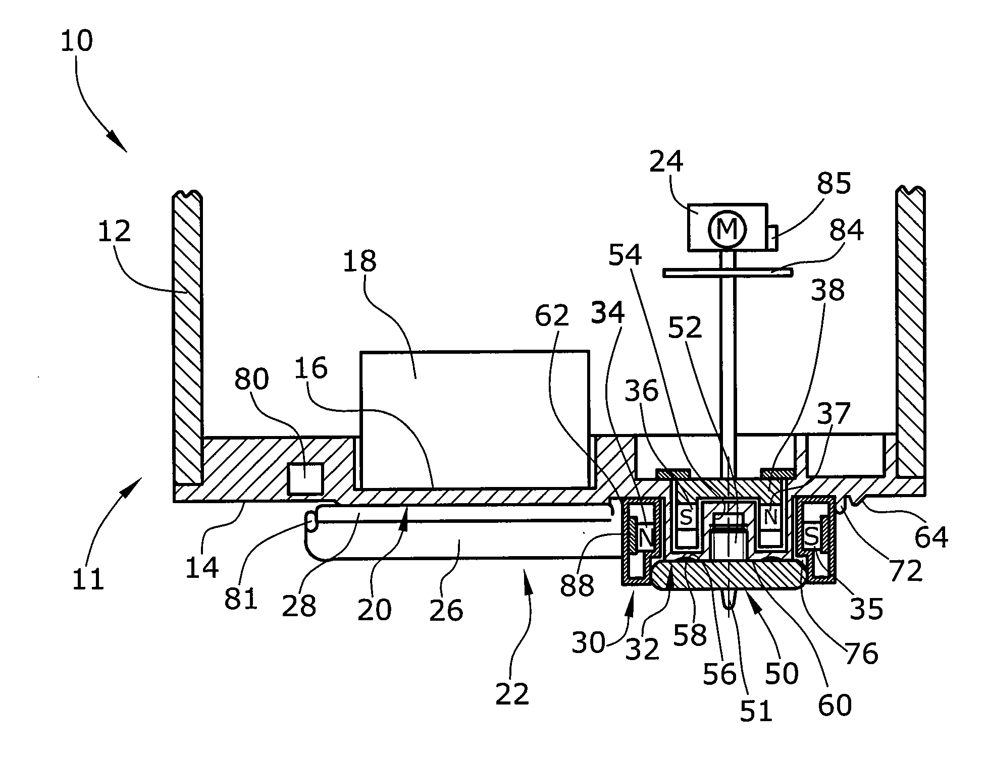 Waste water immersion probe