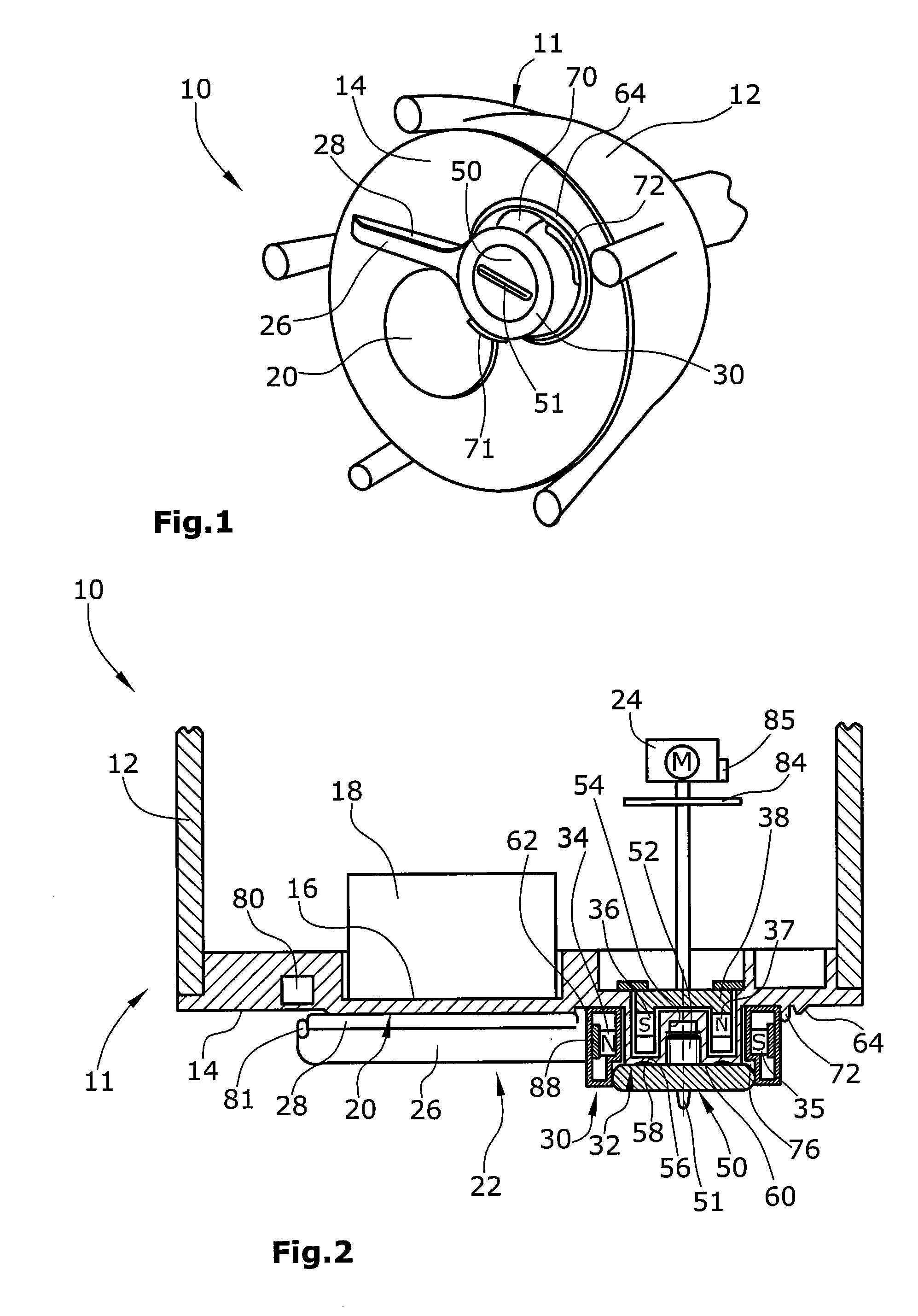 Waste water immersion probe