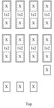 Subunit array splicing pretreatment method of very large scale integrated circuit layout hierarchy comparison tool