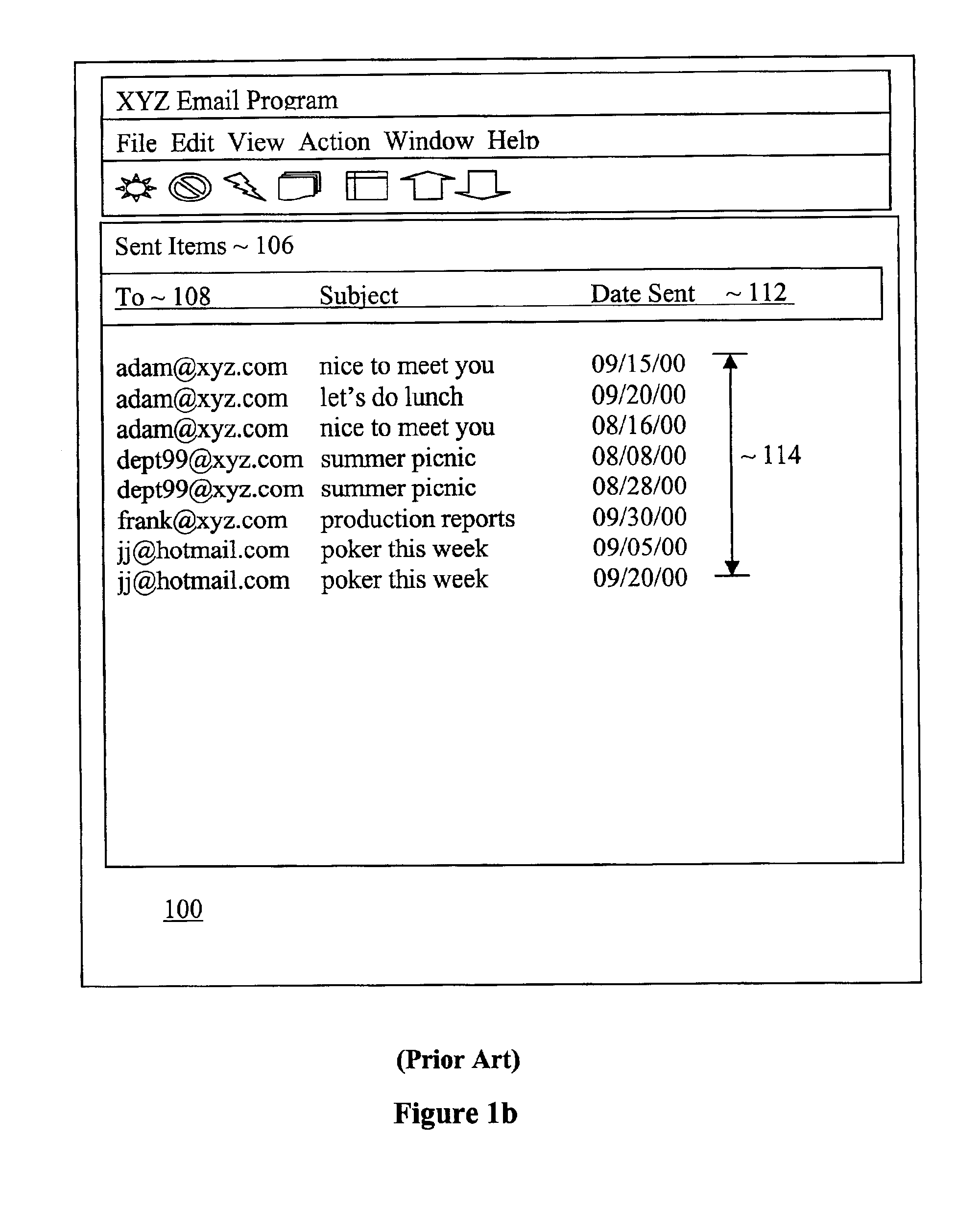 Email-expanded addressee sort/listing