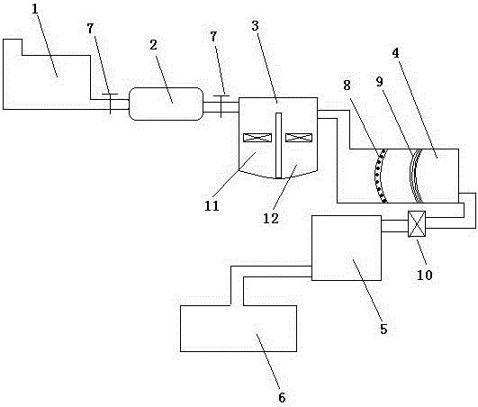 Domestic sewage treatment equipment for power station