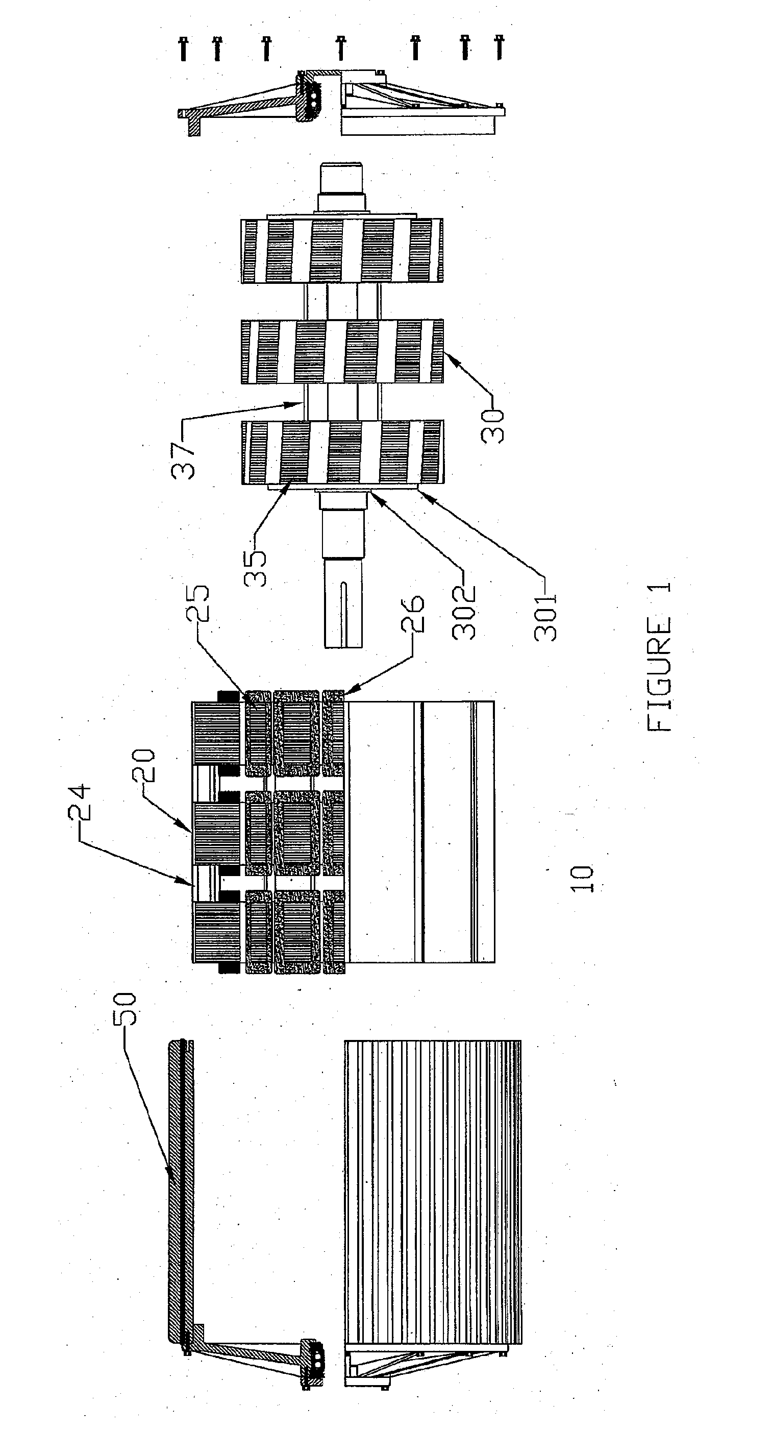 Multistage variable reluctance motor/generator