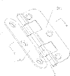 Hinge and mounting method of hinge and door