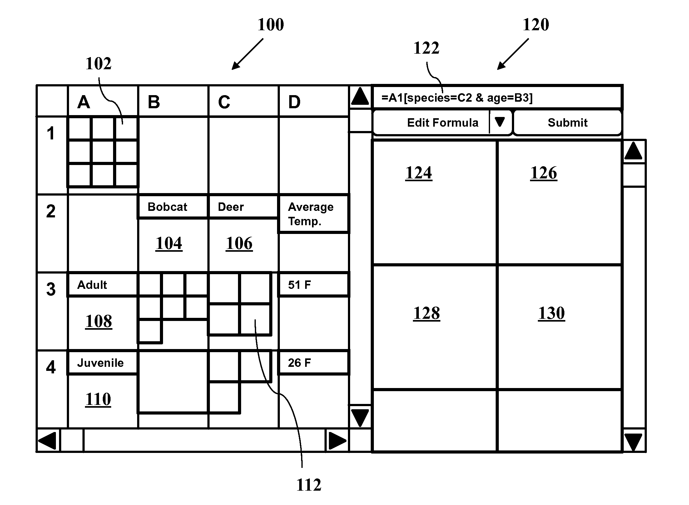 Spreadsheet system and method for managing photos