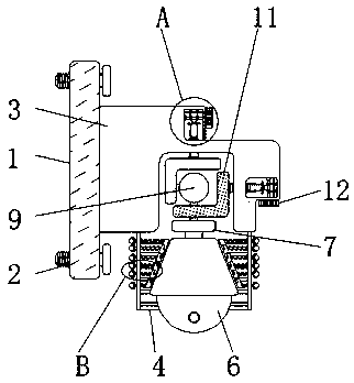 An adjustable camera mount with protection