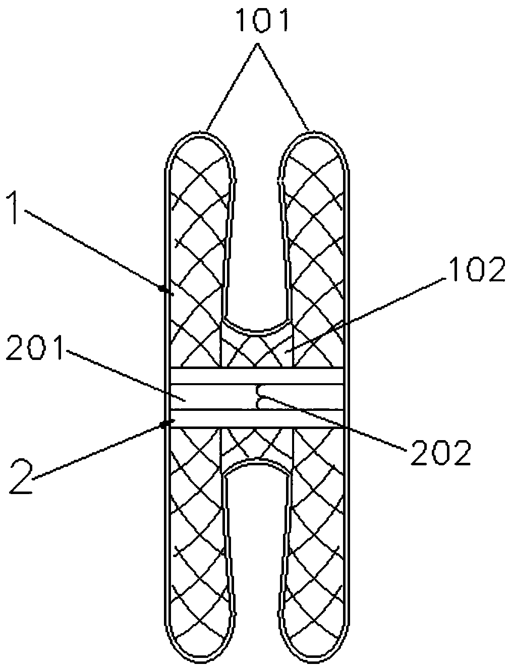 Occlusion device used for alleviating pulmonary arterial hypertension of congenital heart disease