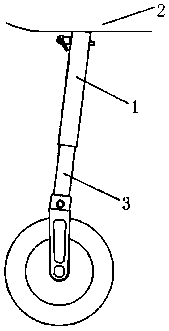 Rapidly assembled and disassembled drone undercarriage structure