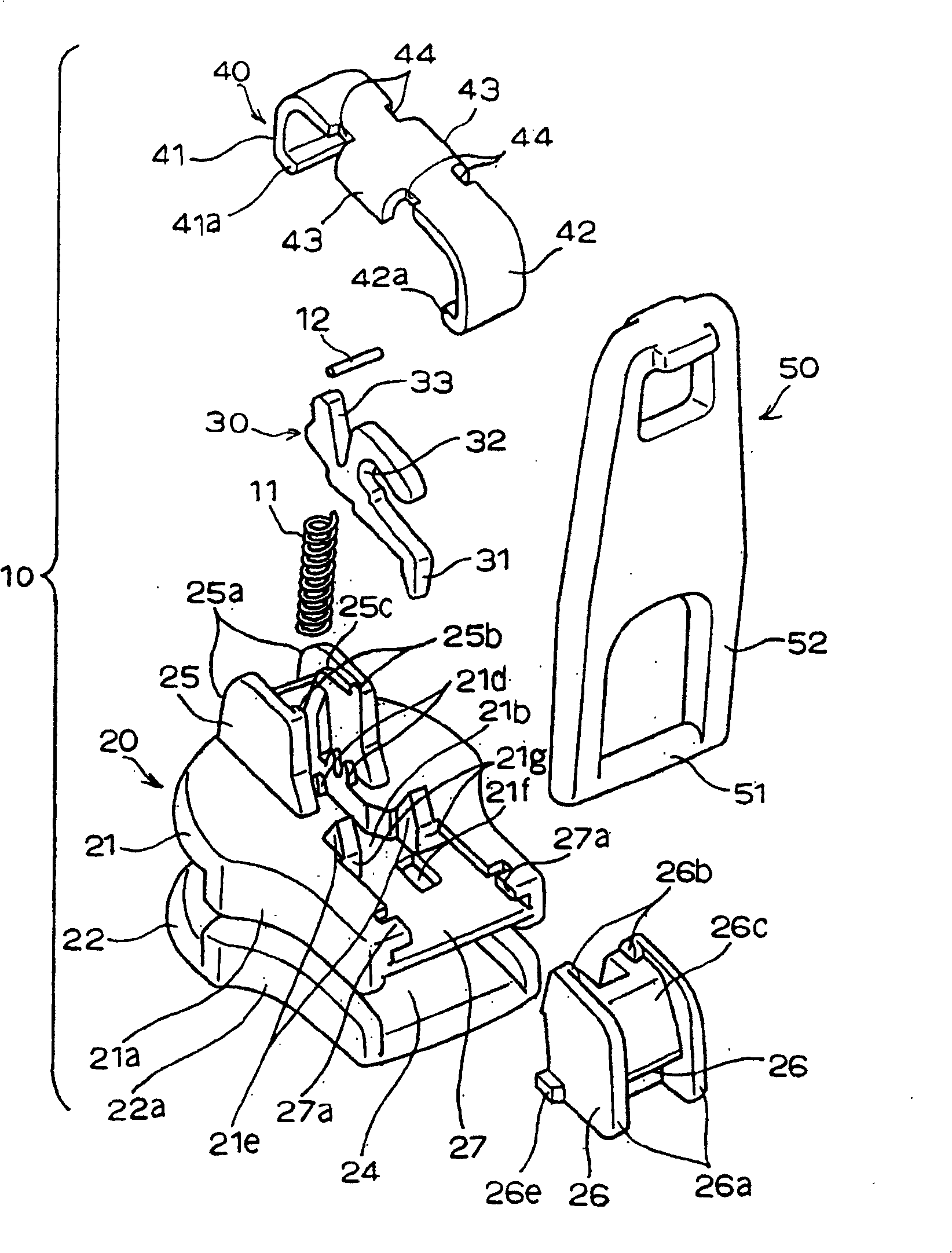 Slider for slide fastener with automatic stopper