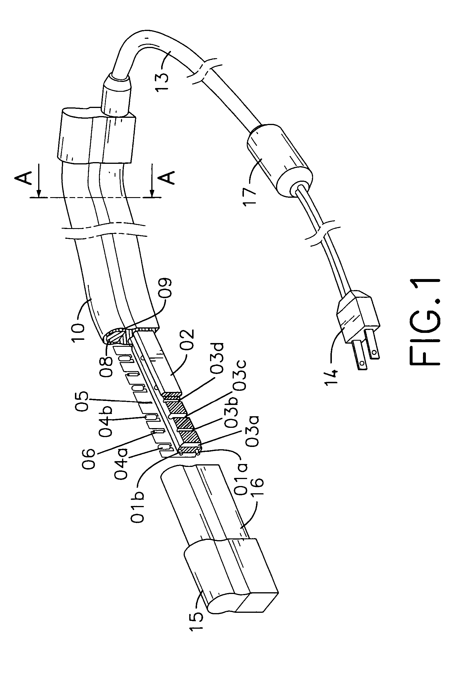 Light string using a cladding to scatter light from light emitting diodes to present a neon light effect