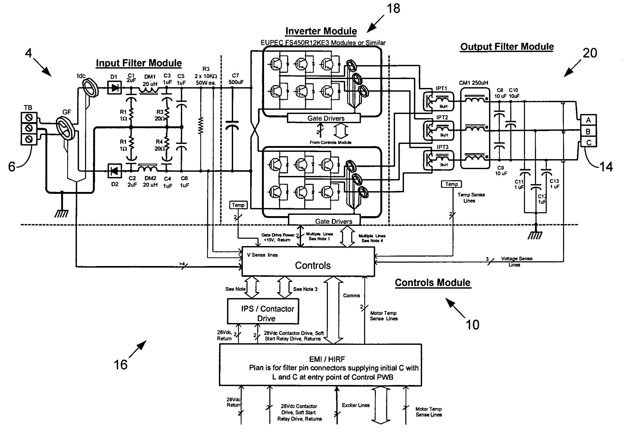 Parallel inverter motor drive with improved waveform and reduced filter requirements