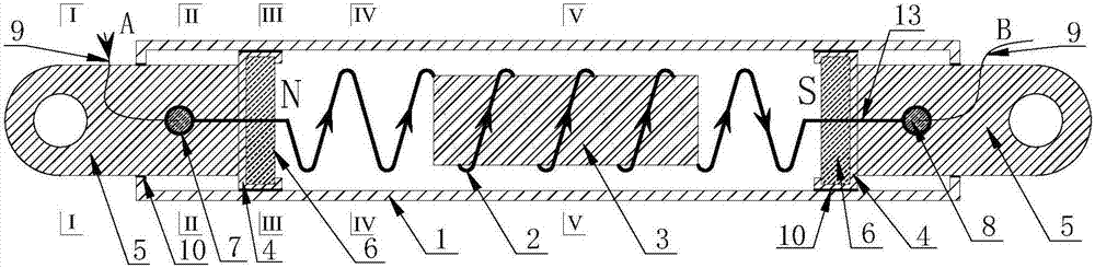 Self-adaption controllable electromagnetic damper