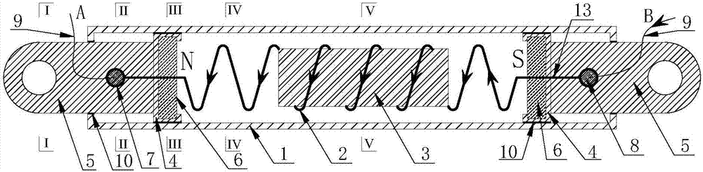 Self-adaption controllable electromagnetic damper