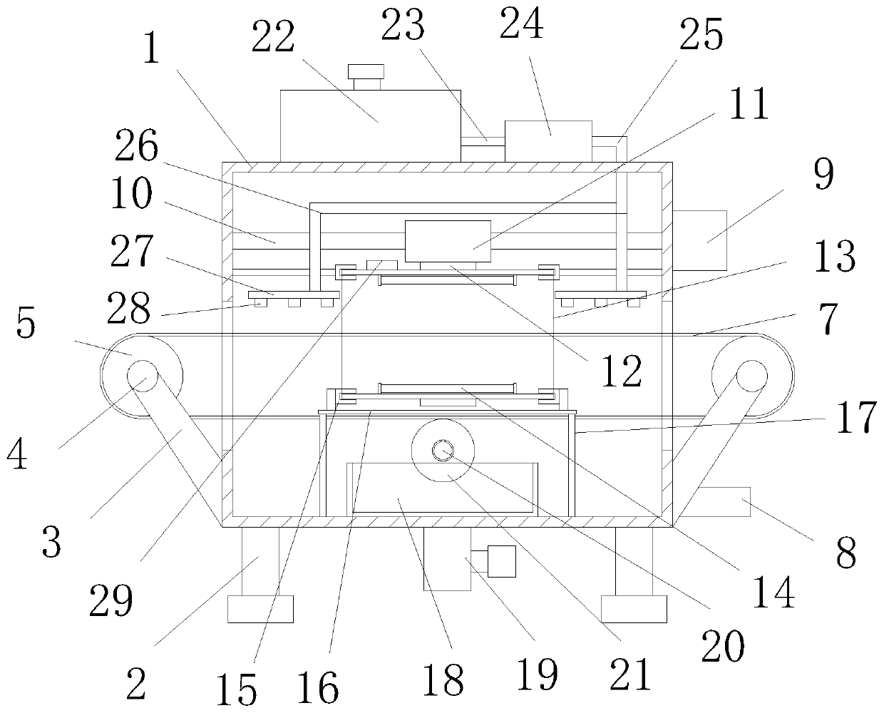 Sterilization apparatus for meat processing use