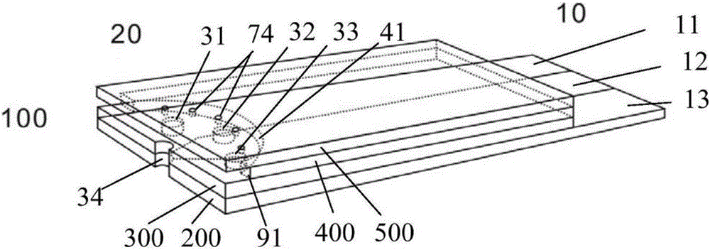 Electrochemical testing strip and method for simultaneously testing various substances to be tested