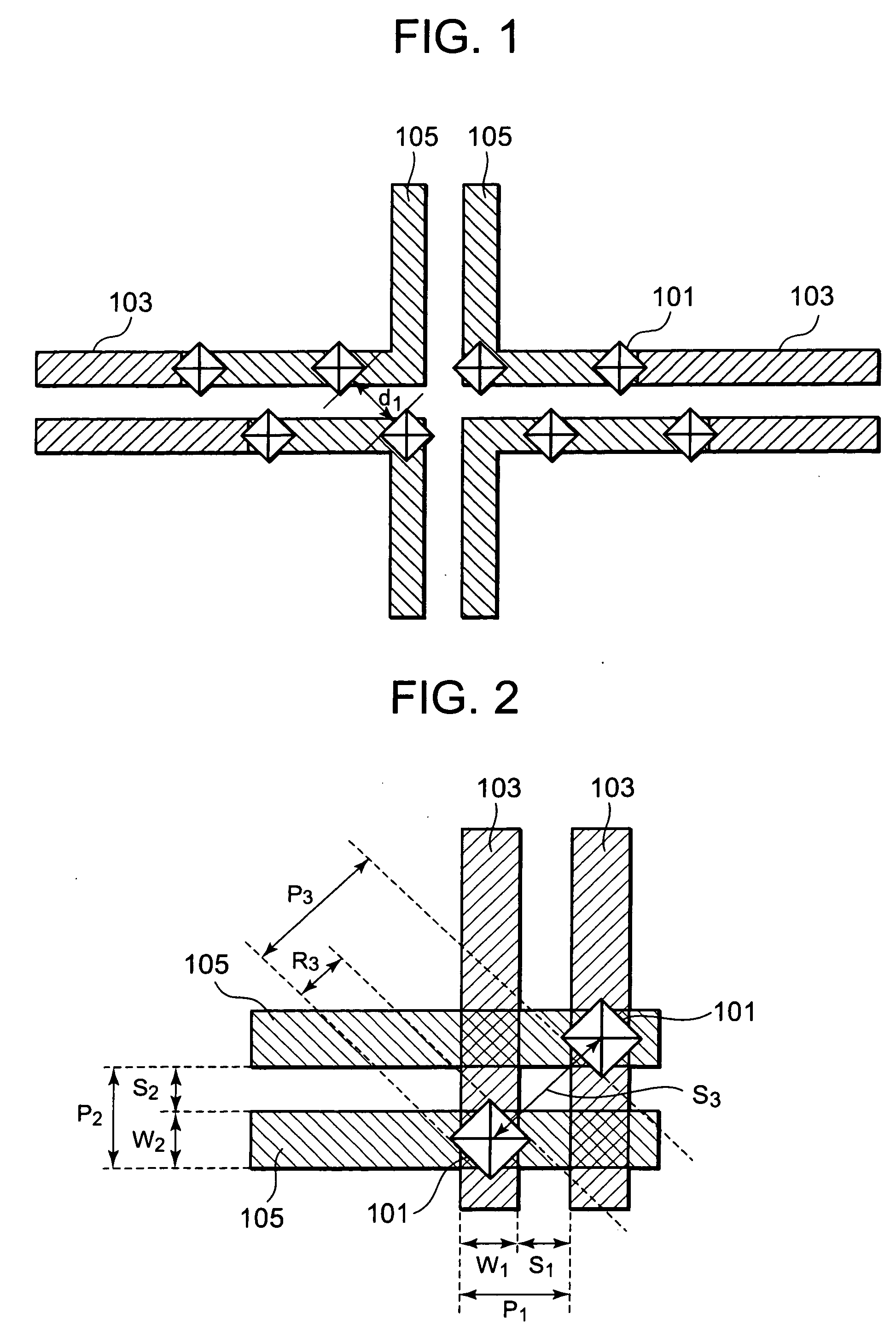 Reticle, and method of laying out wirings and vias