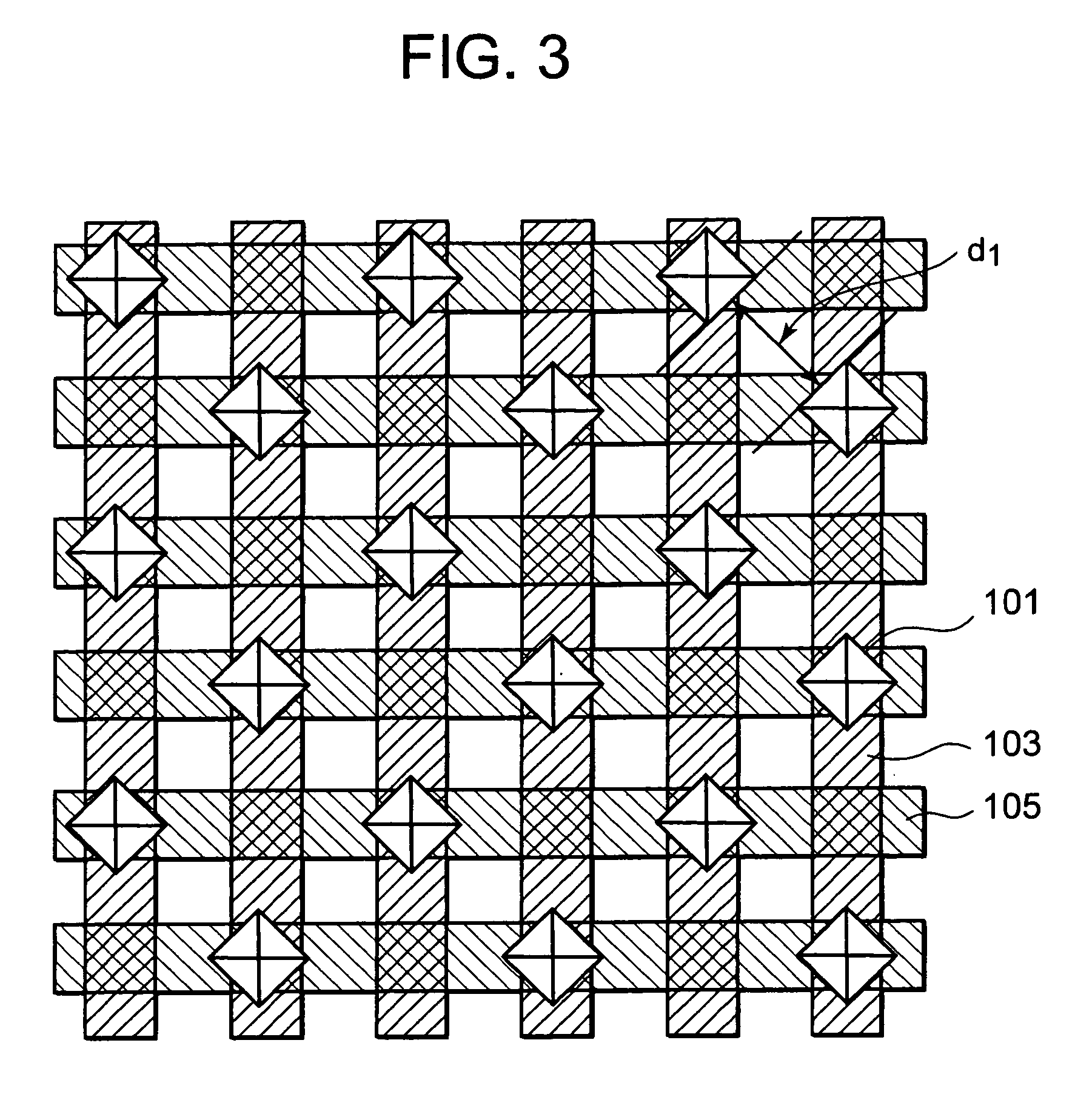 Reticle, and method of laying out wirings and vias