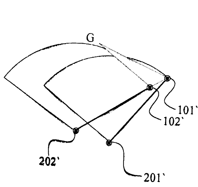 Connecting rod type support frame device