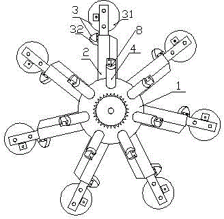 Automatic cake baking machine