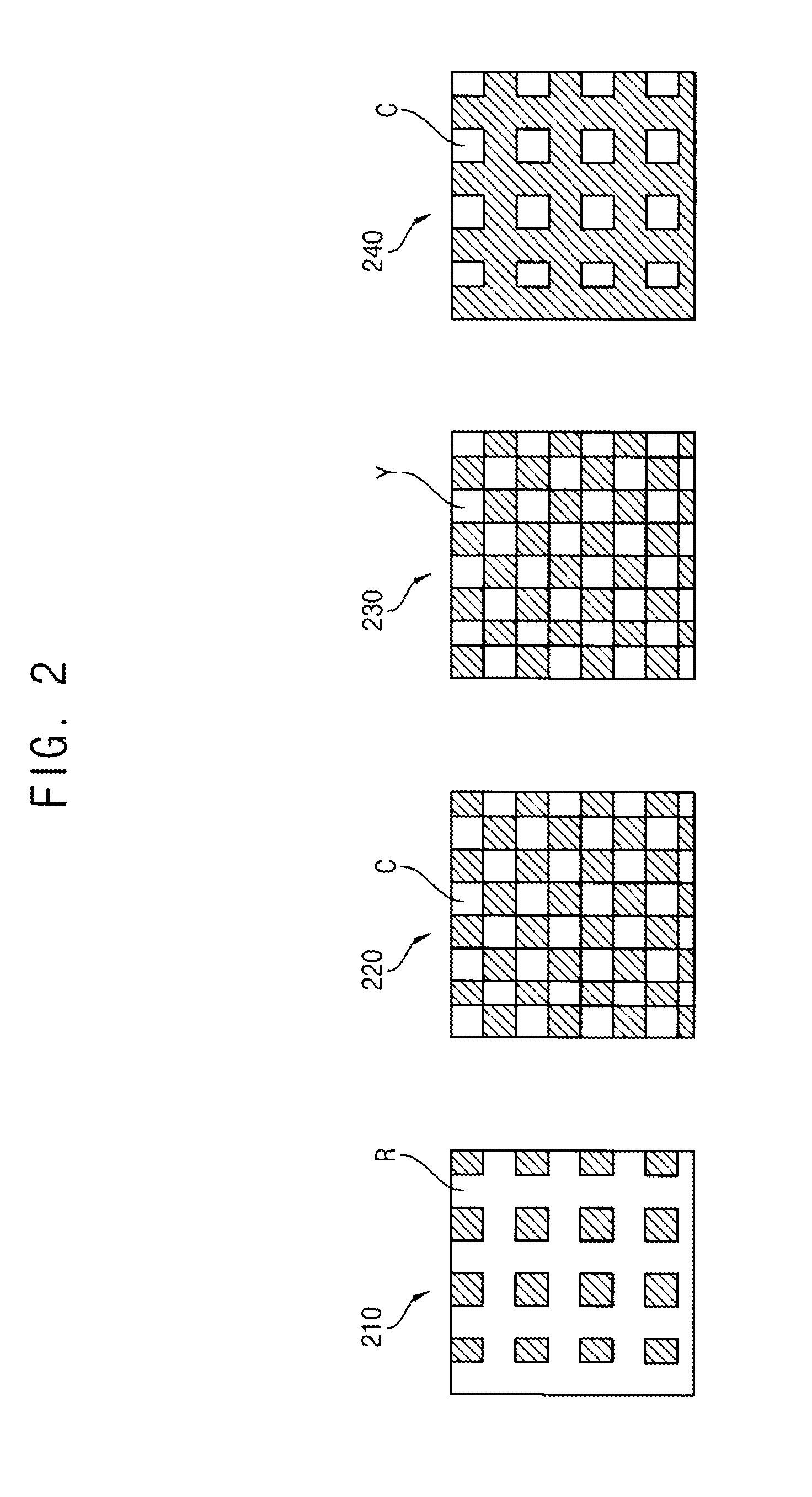 Correcting anamolous texture and feature width effects in a display that uses a multi primary color unit scheme