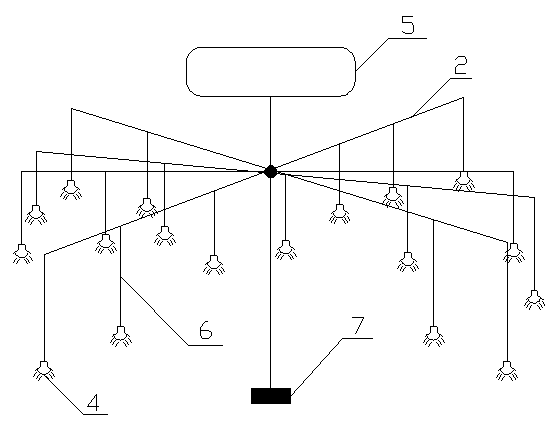 Underwater light supplement system for recovering submerged vegetations