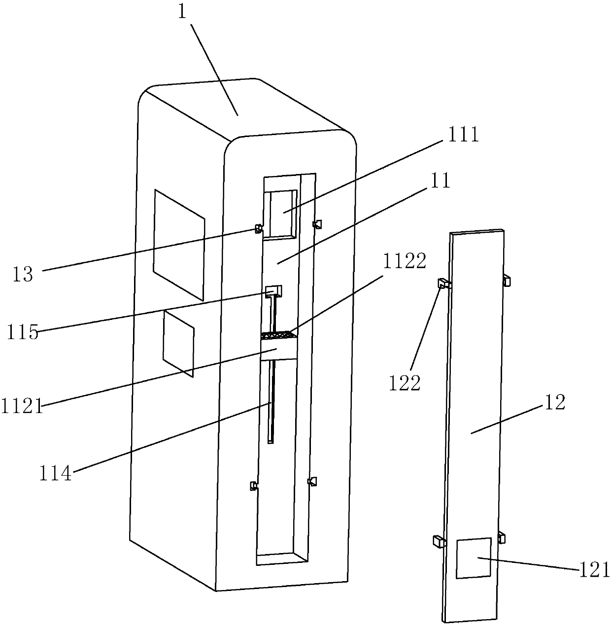 Heat dissipation system of automobile charging pile