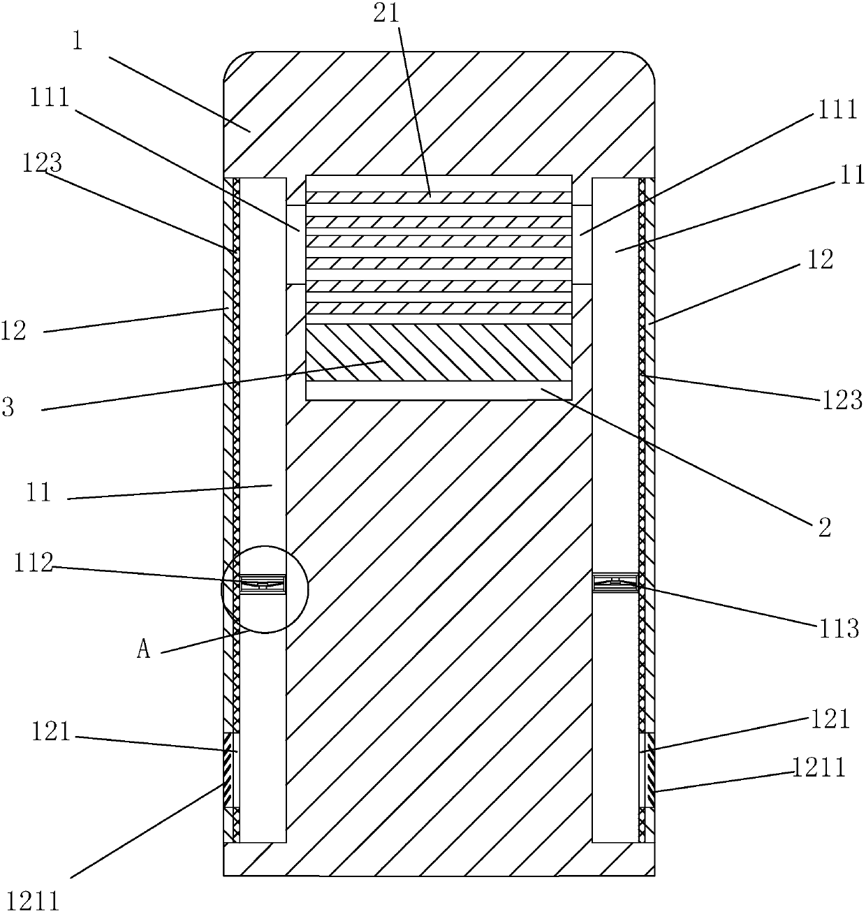 Heat dissipation system of automobile charging pile